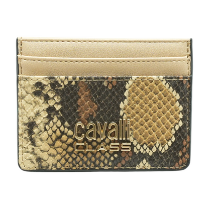 Beige Card Case Wallet