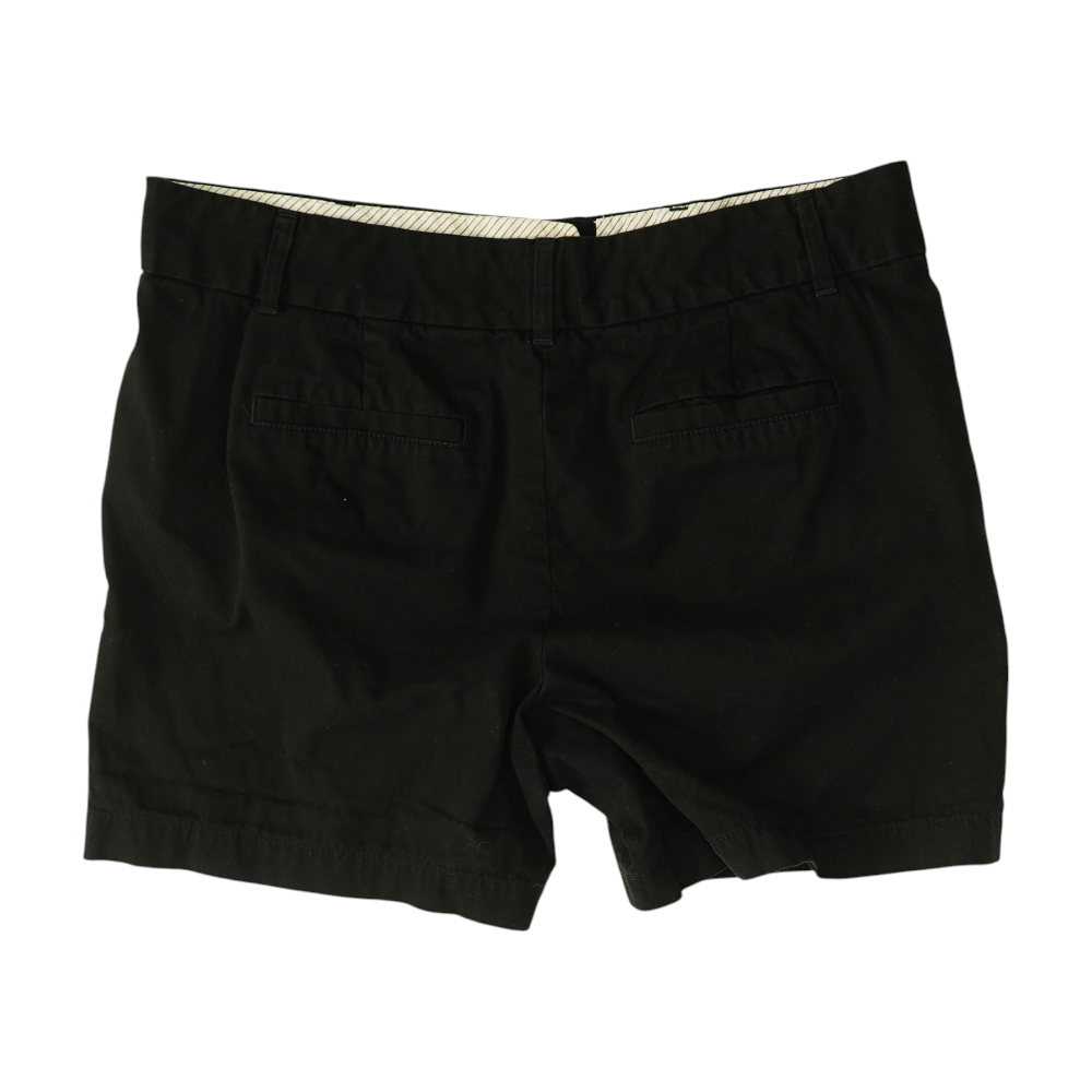 Black Solid Chino Shorts