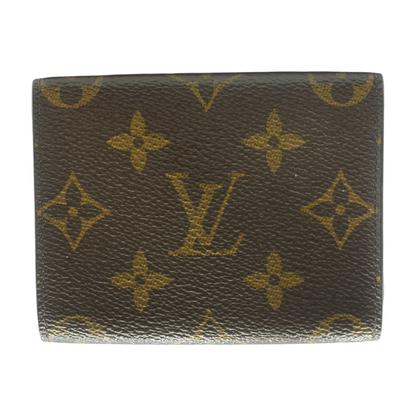 Brown Monogram Canvas Business Card Holder
