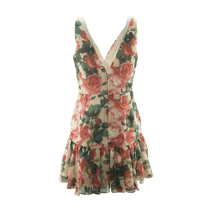 Pink Floral Mini Dress