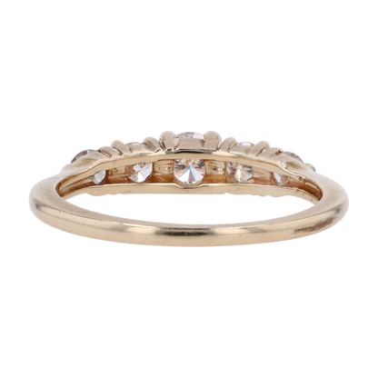 1/2 ctw 14K Yellow Gold Diamond Engagement Ring