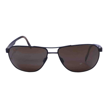 Brown Castles Rectangle Sunglasses