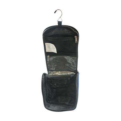 Navy Hanging Toiletry Bag