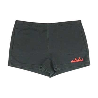 Black Solid Active Shorts