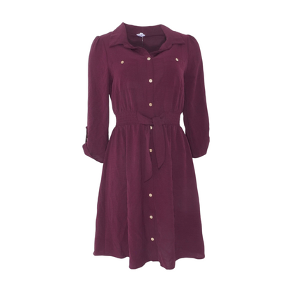 Maroon Mini Dress