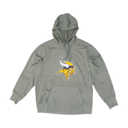 Gray Minnesota Vikings Solid Hoodie Pullover