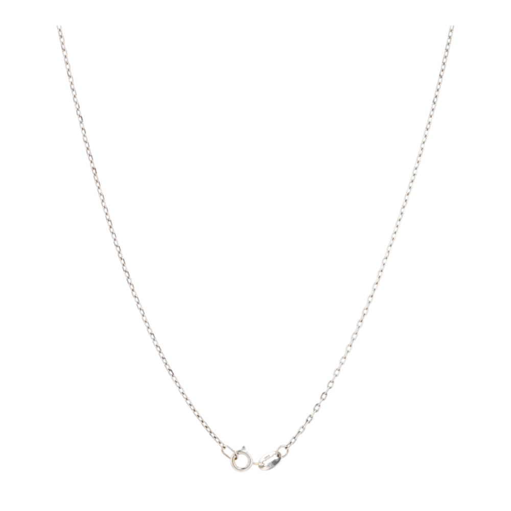 5/8 ctw 18K White Gold Diamond Pendant Necklace