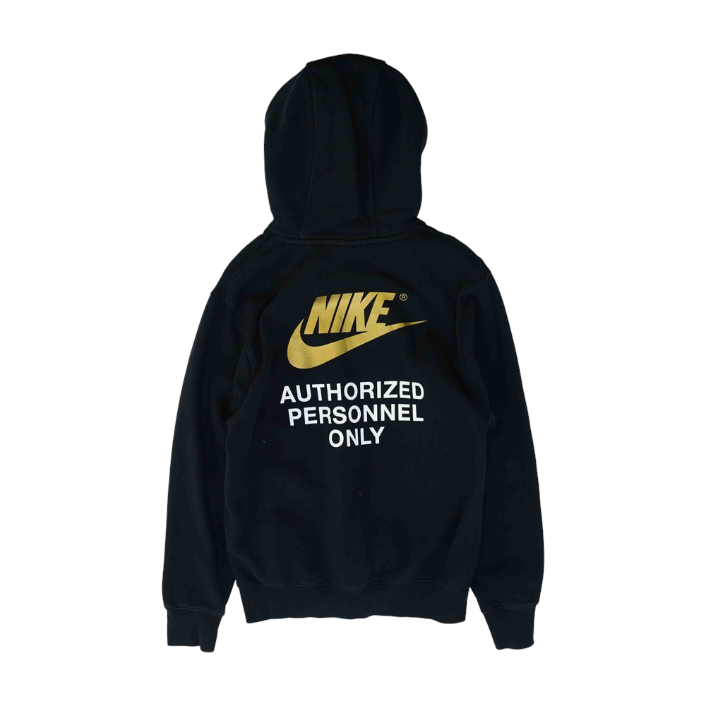 Black Solid Hoodie Pullover