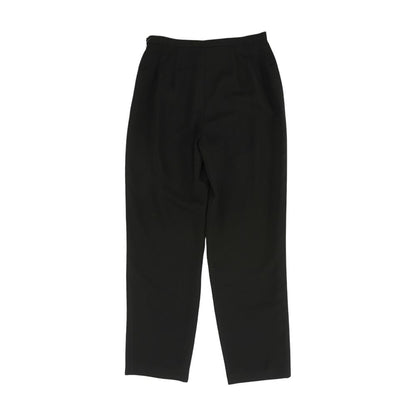 Black Solid Dress Pants