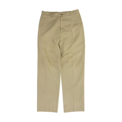 Beige Straight Pants