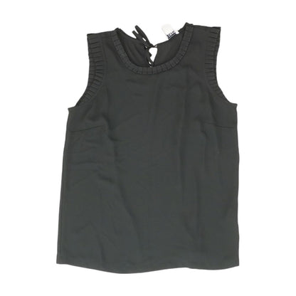 Black Solid Sleeveless Blouse