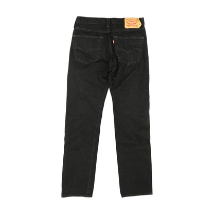 501 Black Straight Jeans