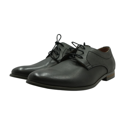 Black Lace-Up Dress Shoes