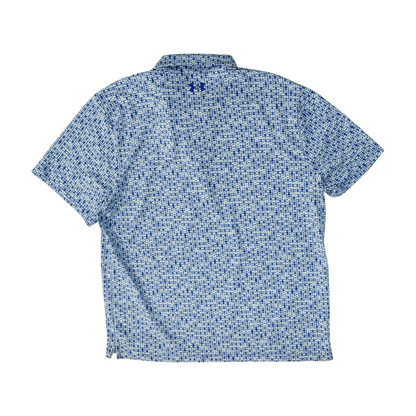 Blue Print Short Sleeve Polo