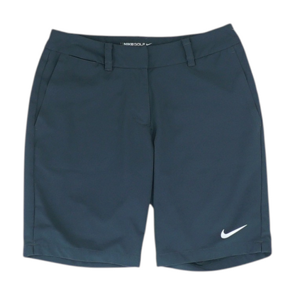 Black Solid Chino Shorts