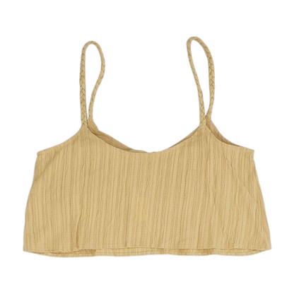 Tan Cropped Blouse