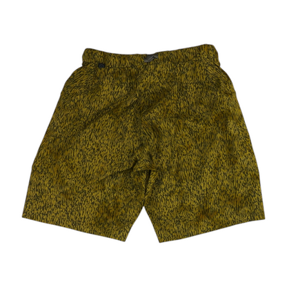 Green Print Active Shorts