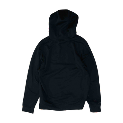 Black Solid Hoodie Pullover