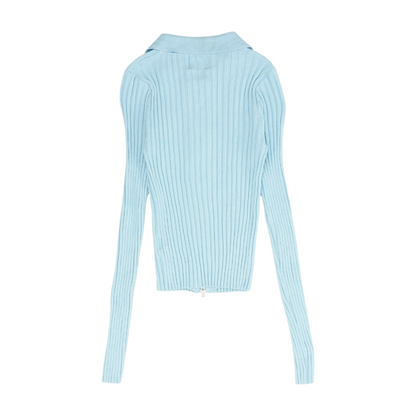 Blue Cardigan Sweater