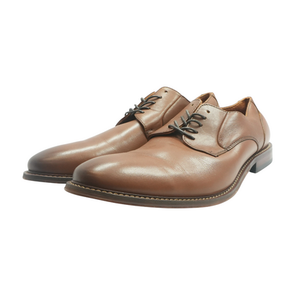 Brown Lace-Up Dress Shoes