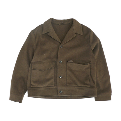 Brown Solid Jacket