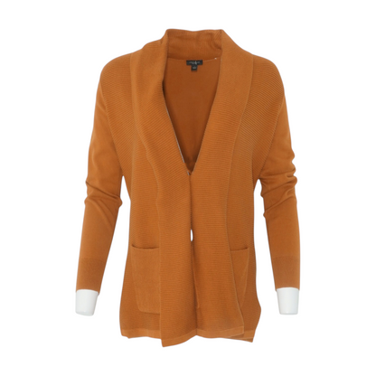 Rust Cardigan Sweater