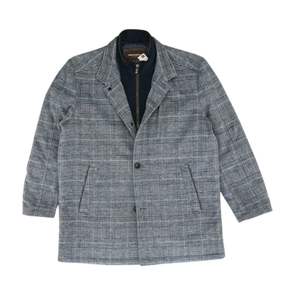 Blue Plaid Coat