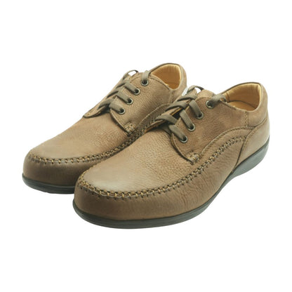 Brown Leather Lace Up Casual Shoes