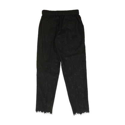 Black Solid Pants