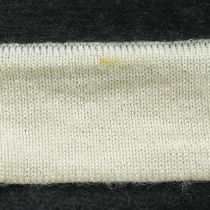 CC Logo Scarf with Ivory Trim