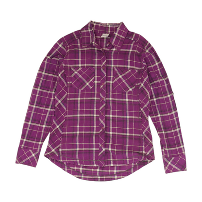 Purple Plaid Button Down