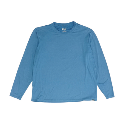 Blue Solid Active T-Shirt