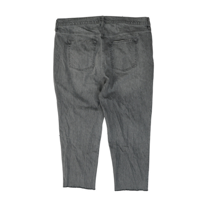 Gray Straight Jeans