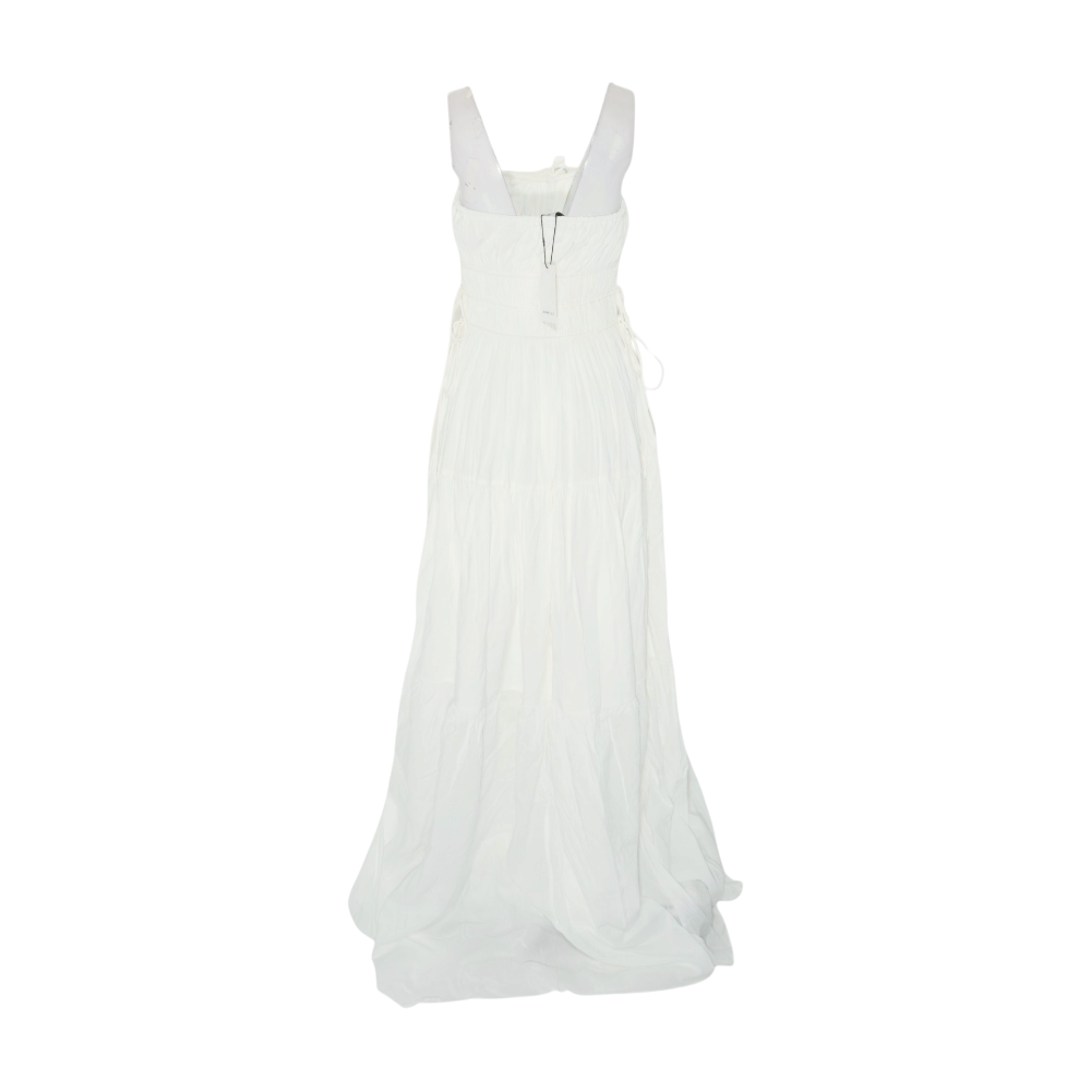 White Maternity Maxi Dress