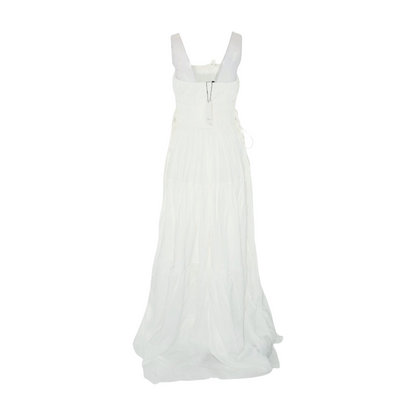 White Maternity Maxi Dress