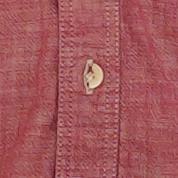 Red Solid Long Sleeve Button Down