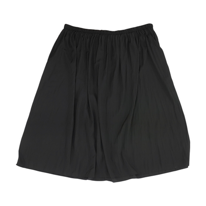 Black Plus Midi Skirt