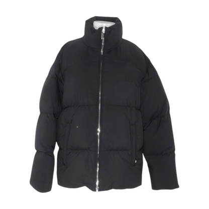 Black CD Icon Down Black Technical Fabric Jacket