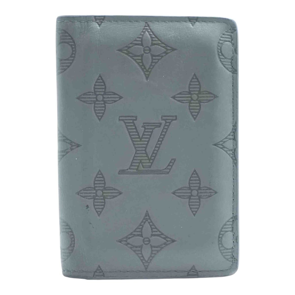 Anthracite Gray Monogram Shadow Leather RFID Pocket Organizer