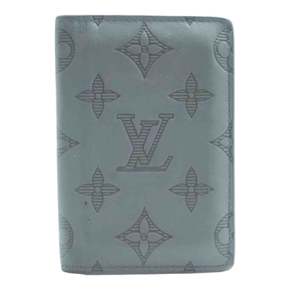 Anthracite Gray Monogram Shadow Leather RFID Pocket Organizer