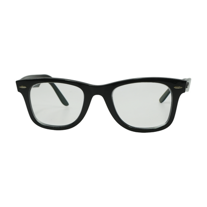 Black Wayfarer Square Prescription Eyewear