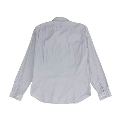 Purple Solid Long Sleeve Button Down