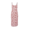 Pink Floral Midi Dress