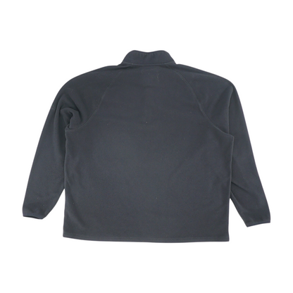 Black Tall Solid 1/4 Zip Pullover