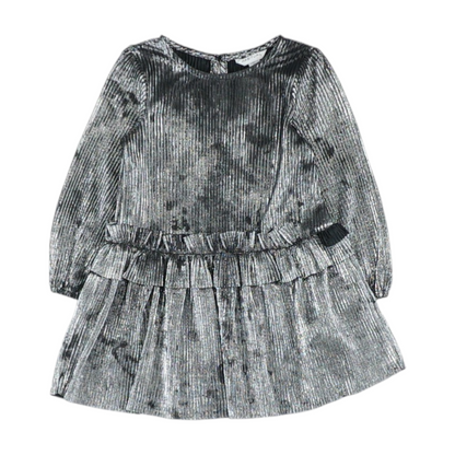 Silver Striped Dress