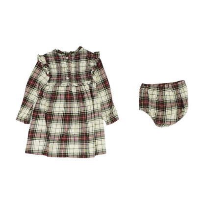 Multi Plaid Long Sleeve Set