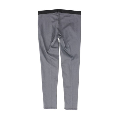 Gray Solid Pants