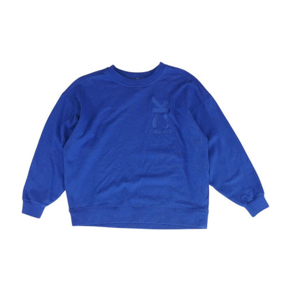 Blue Solid Sweatshirt