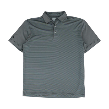Black Striped Short Sleeve Polo