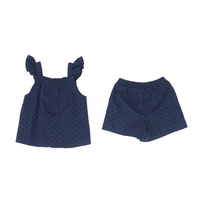 Navy Short Sleeve Set